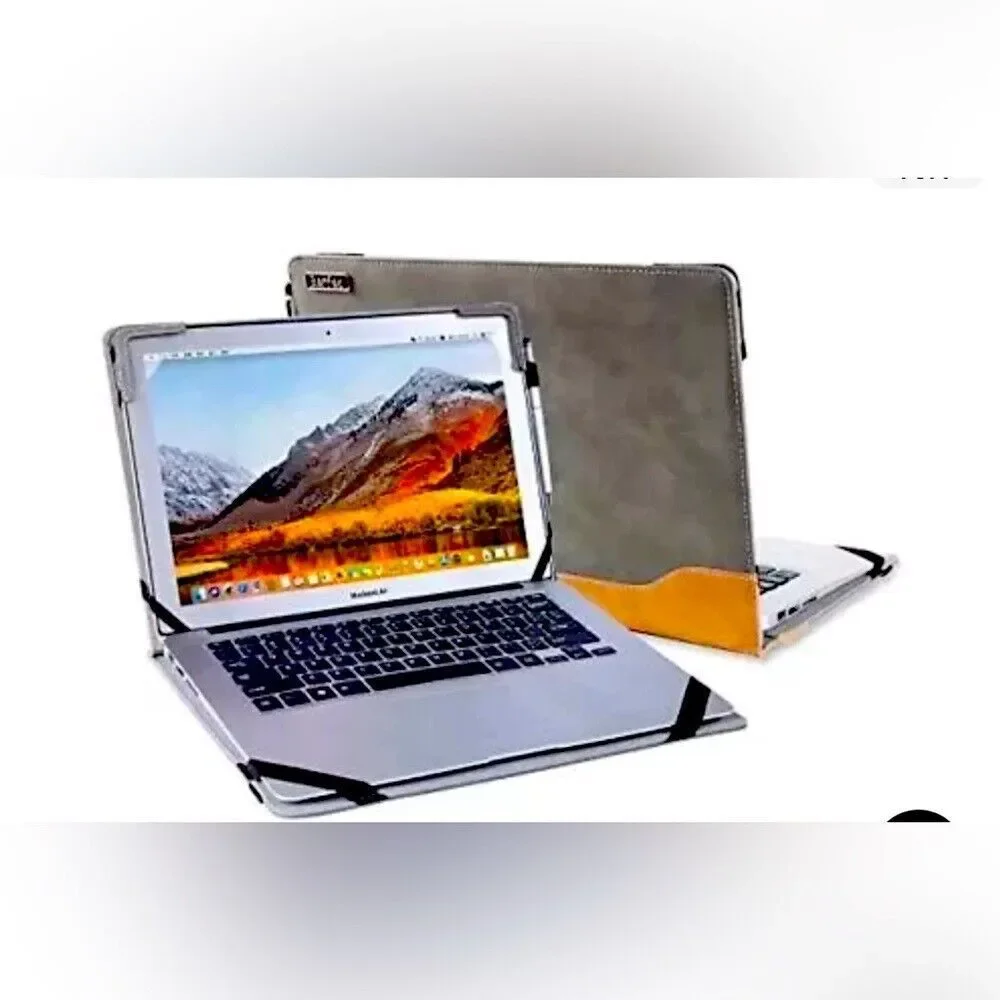 Beefed blue and‎ brown case cover compatible with Lenovo yoga